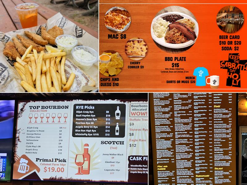 Primal Eats Menu
