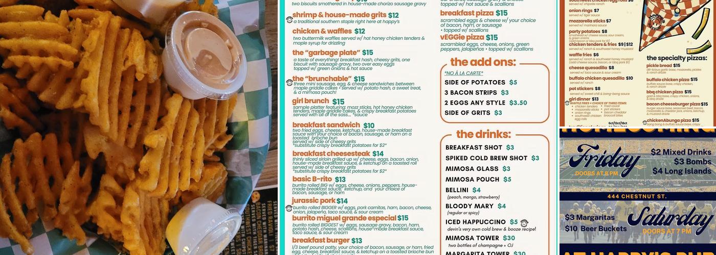 Happy's Pub & Stuff Menu