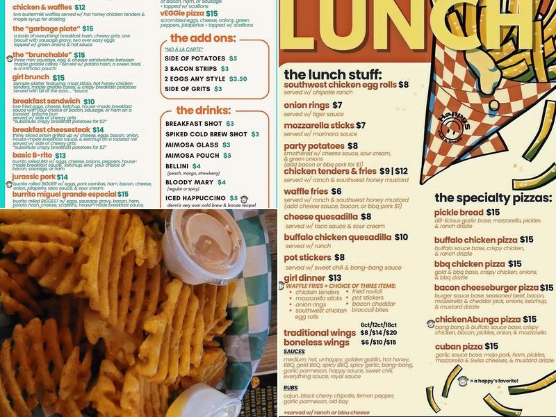 Happy's Pub & Stuff Menu