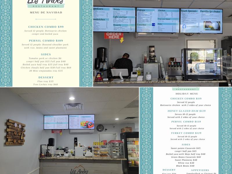 Los Andes Restaurant- Atlantic Blvd Menu