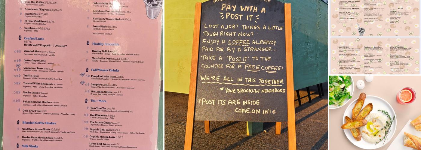 Milk Crate Coffee Menu