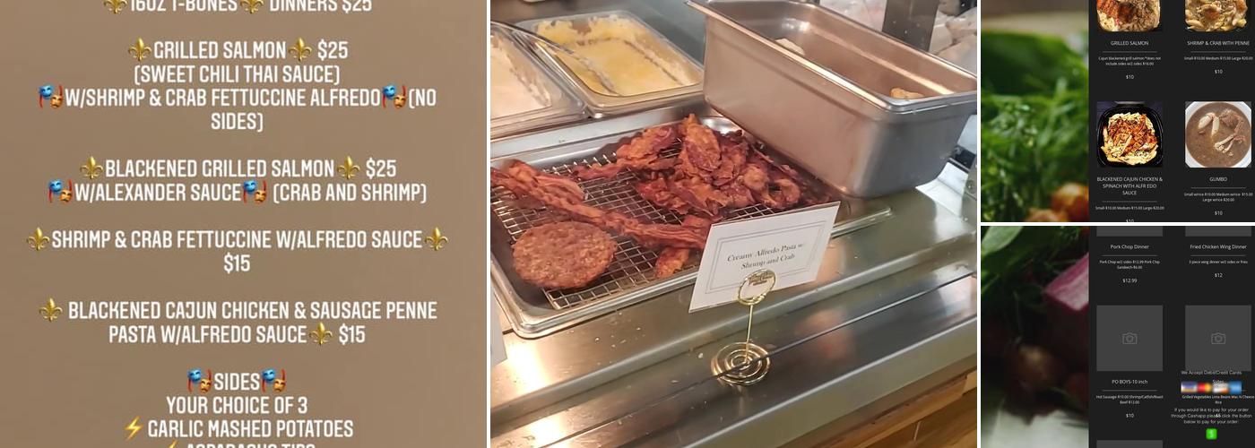 Vieux Carre Bistro Menu