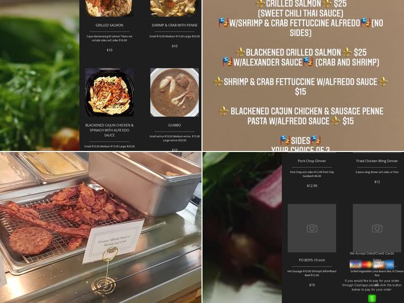 Vieux Carre Bistro Menu