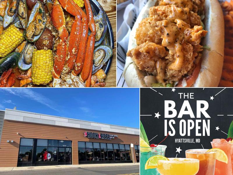 Hook & Reel Cajun Seafood & Bar 3500 East-West Hwy, Hyattsville