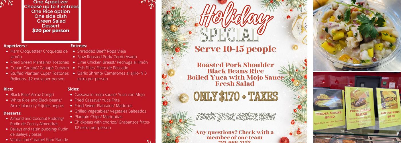 El guajiro Cubano Menu