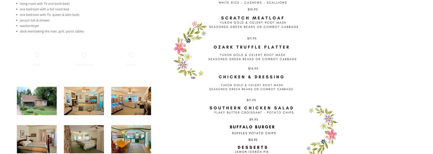 Boardwalk Bistro @ Arkansas House Menu