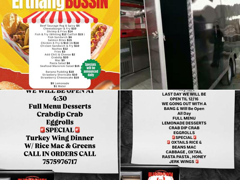 Bussdown Boils Menu