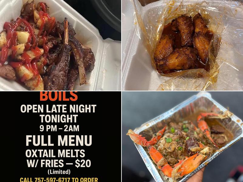 Bussdown Boils 2211 oak ave, Newport News