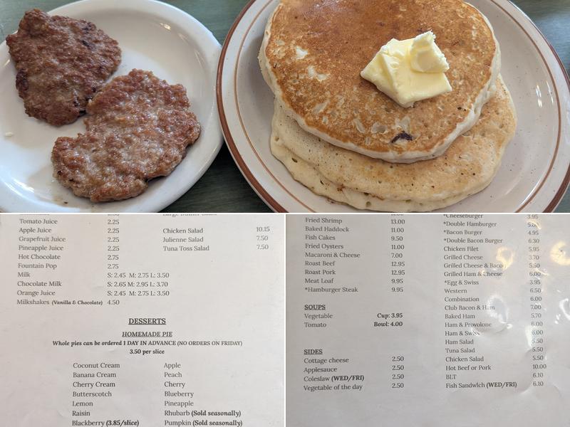 Massarts Menu