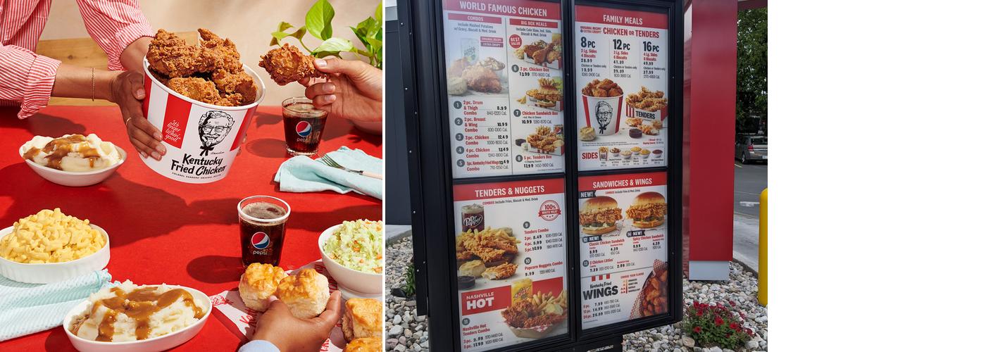 KFC Menu