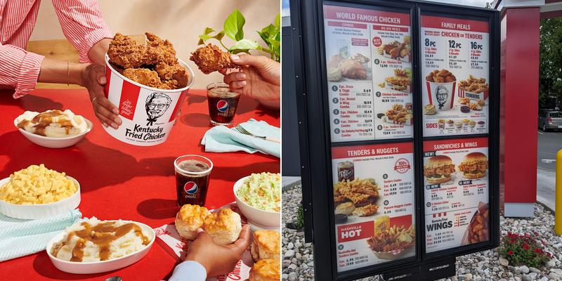 KFC Menu