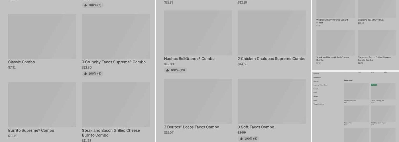 Taco Bell Menu