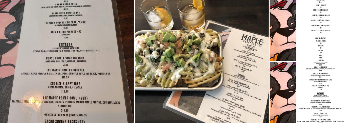 The Maple Menu