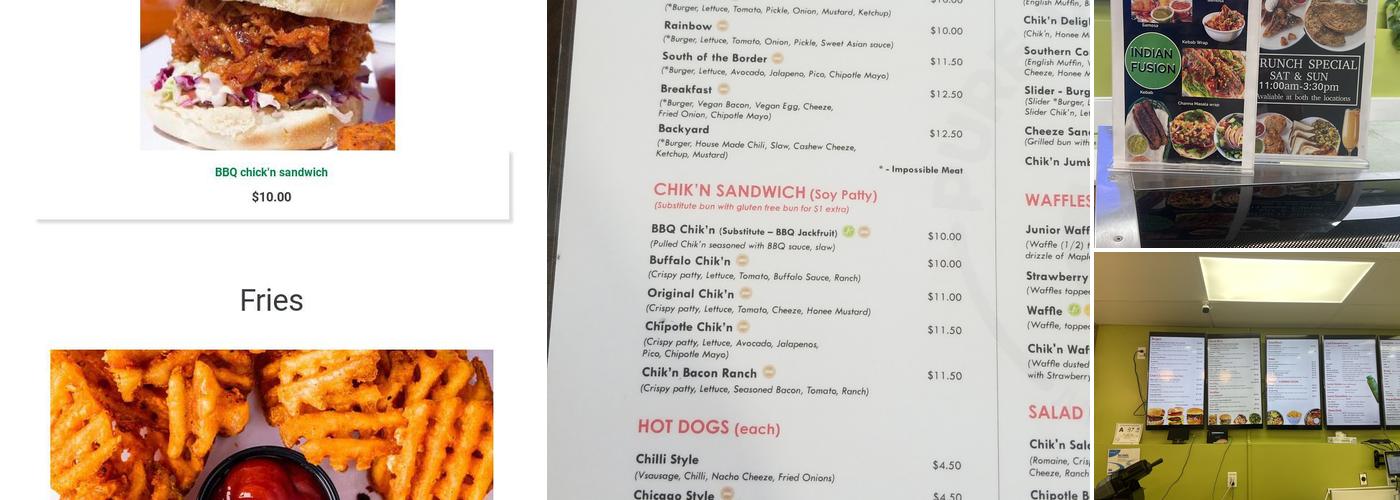 Pure Vegan Cafe Menu