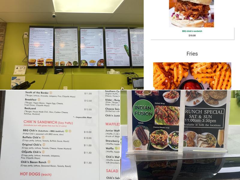 Pure Vegan Cafe Menu