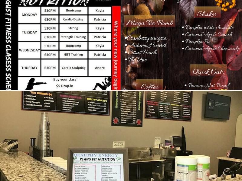 Hilda’s Plano Nutrition Menu