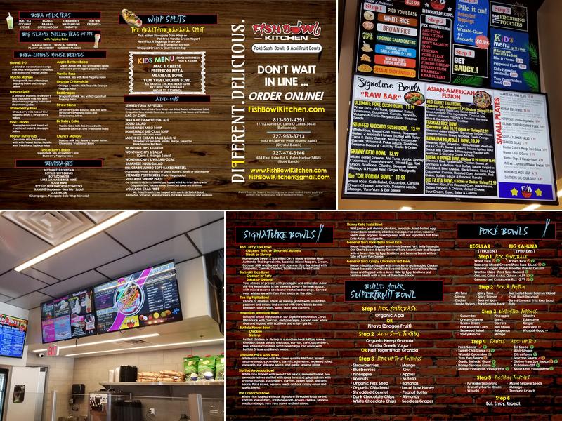 Fish Bowl Kitchen Menu