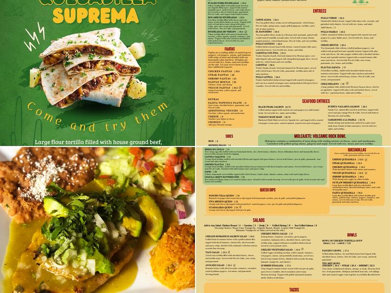 El Sol Cantina Menu