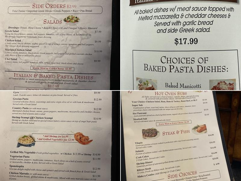 El Sherif's Restaurant and Lounge Menu