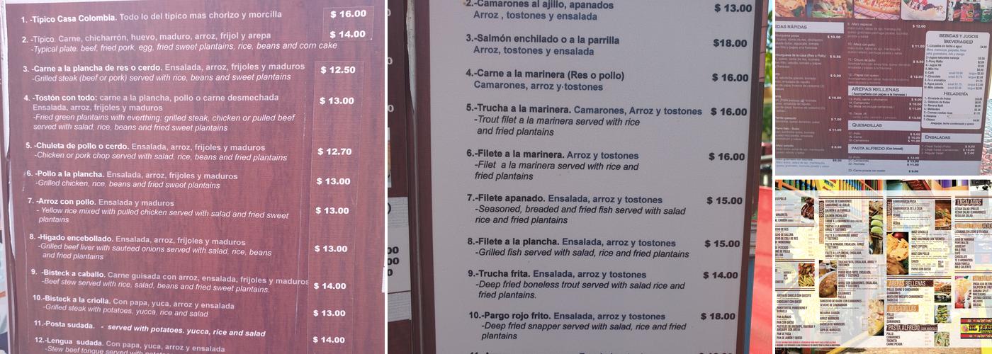 El jardín Restaurant & Bakery Menu