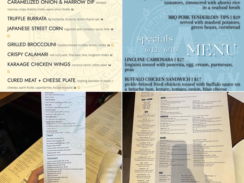 Alchemy Lynnfield Menu