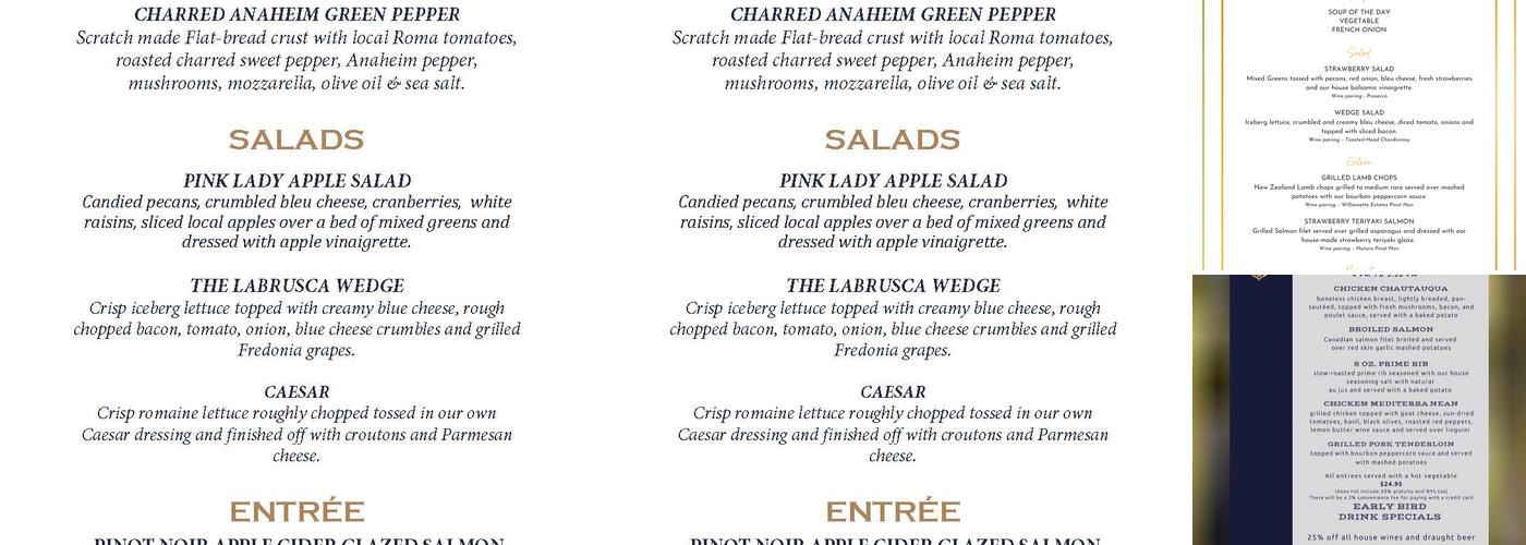 Webb's Carryout + Cafe Menu