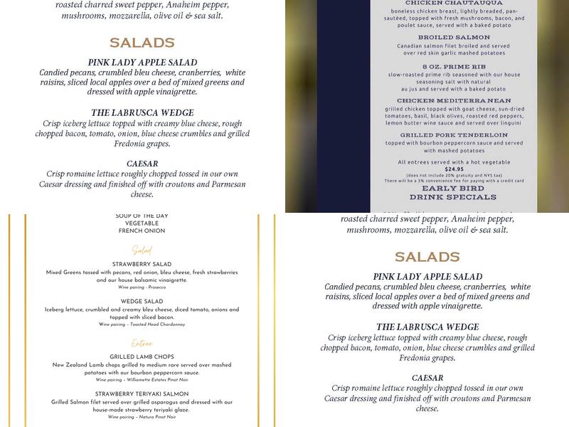 Webb's Carryout + Cafe Menu