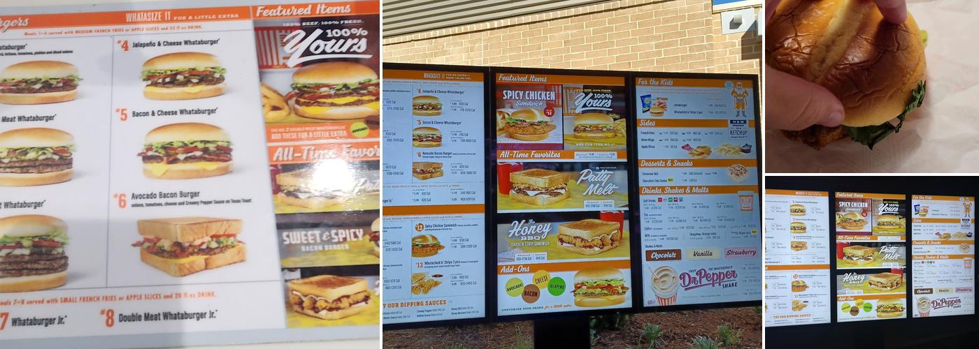 Whataburger Menu