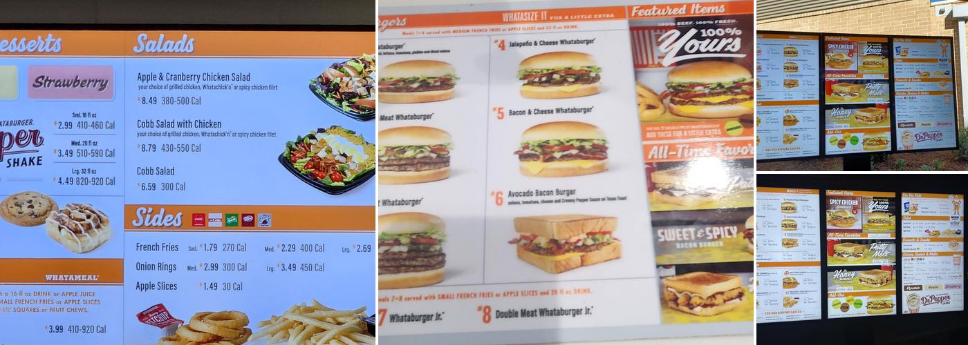 Whataburger Menu