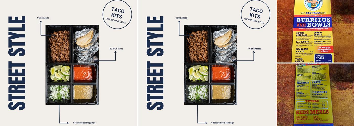 Luchador Tacos Menu