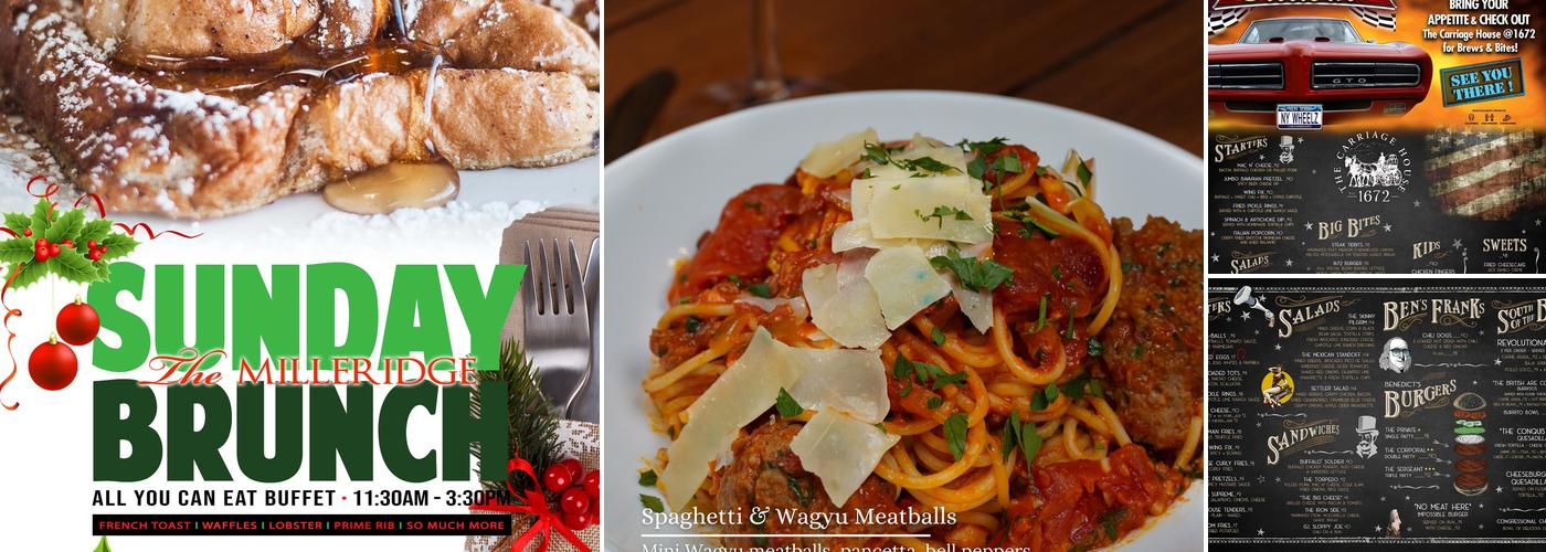 Carriage House at 1672 Menu