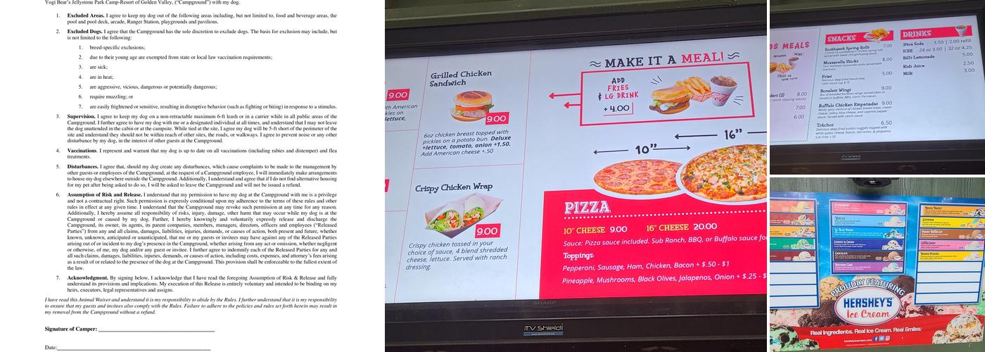 Creekside Cafe Menu