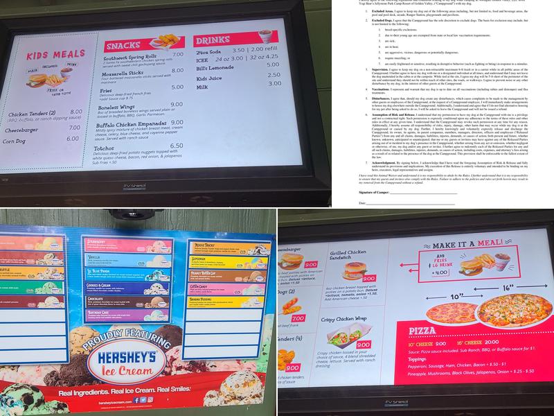 Creekside Cafe Menu