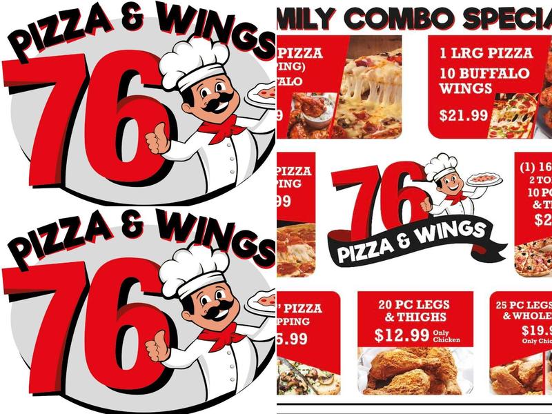76 pizza and wings