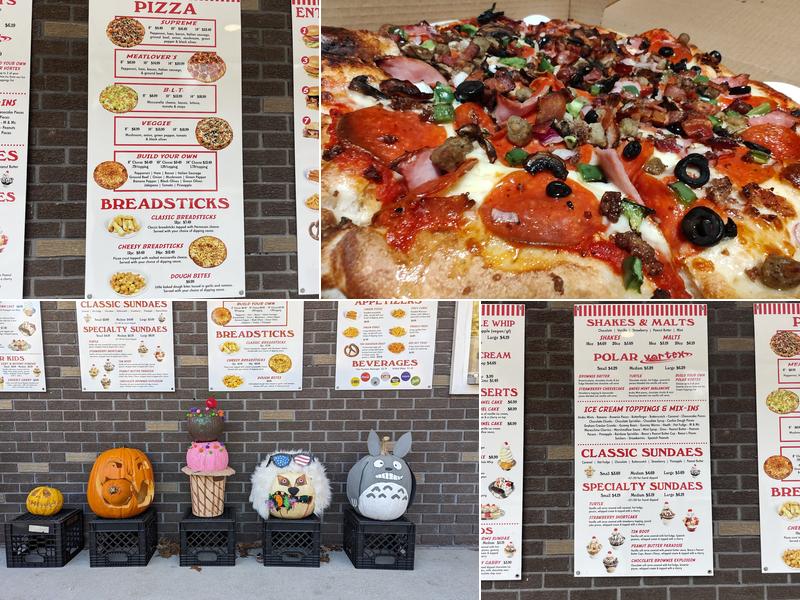 The Polar Parlor Pizza & Ice Cream Menu