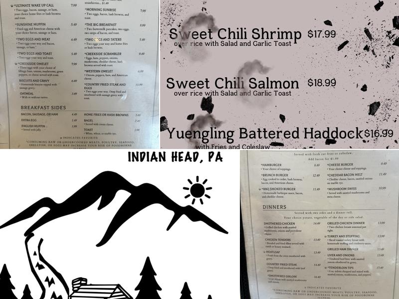 Creekside Grill Menu