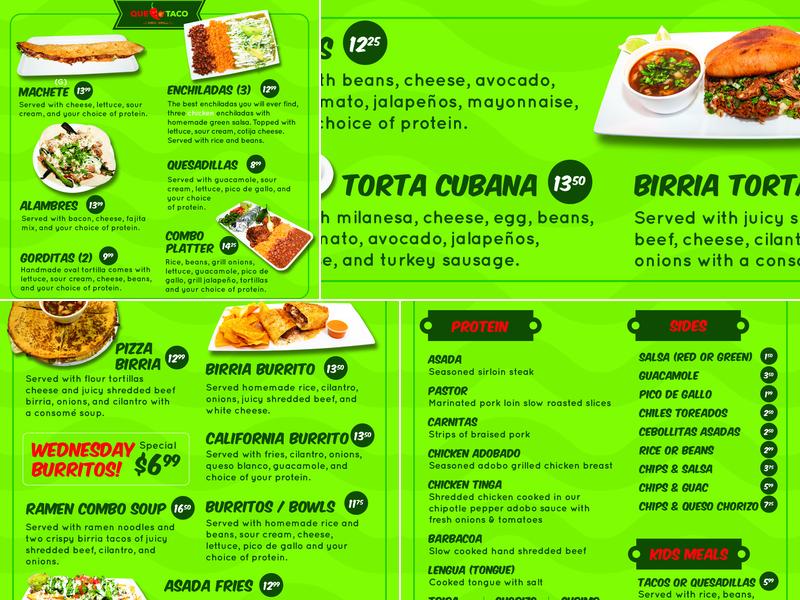Que Taco - 42 Ave, New Hope Menu