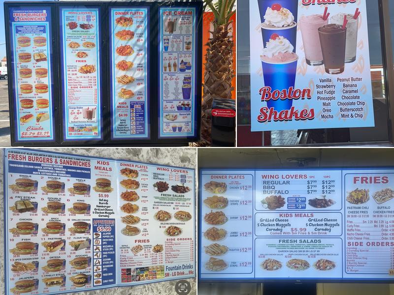 Frosty Drive-In Menu