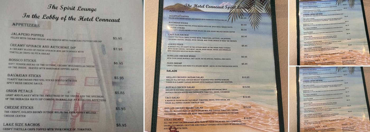 Photographs Menu