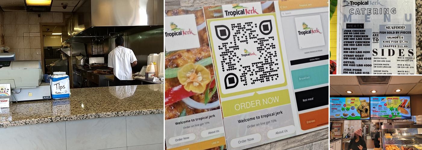 Tropical Jerk Baldwin Menu