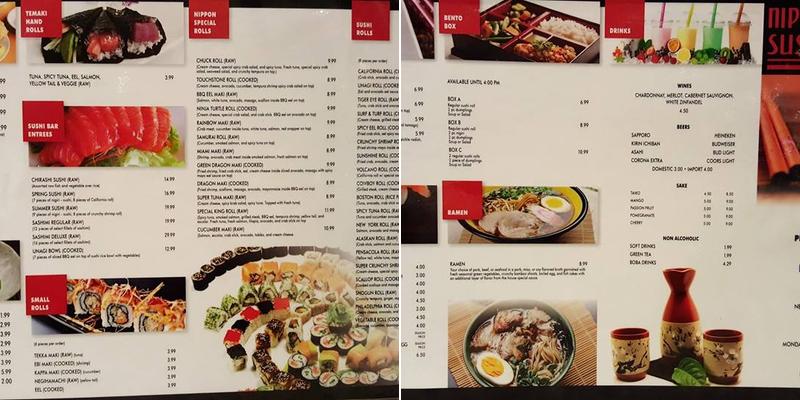 Nippon Express Menu