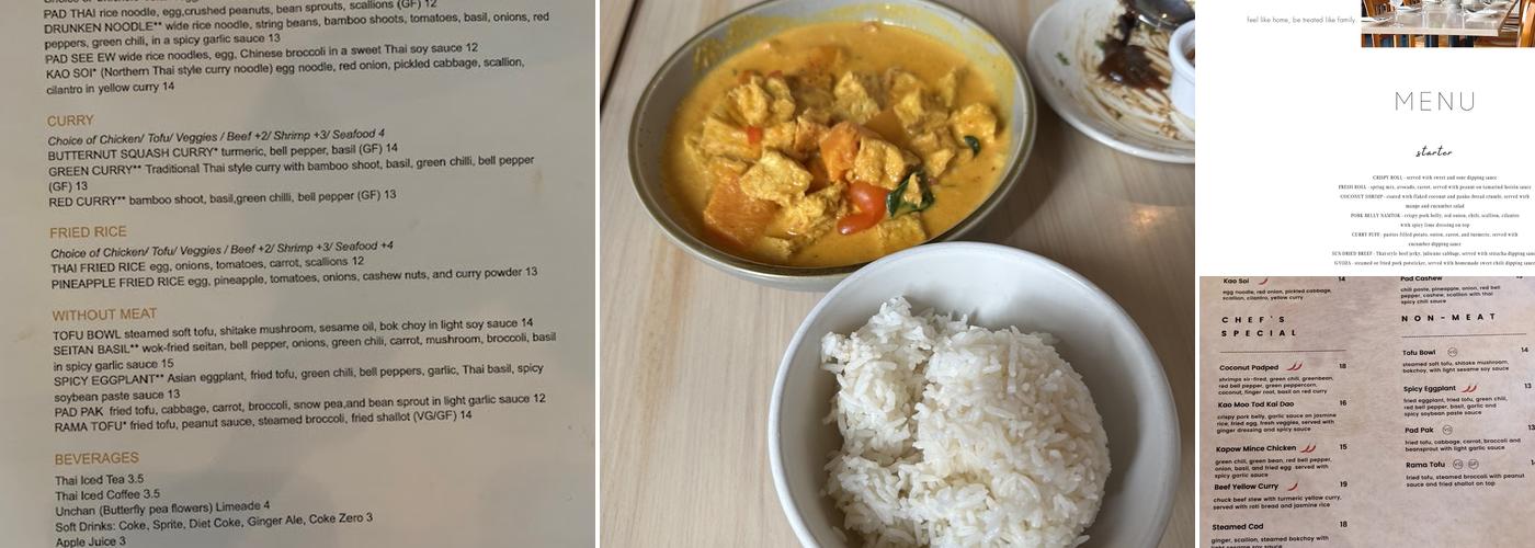 Coconut Thai Kitchen Menu