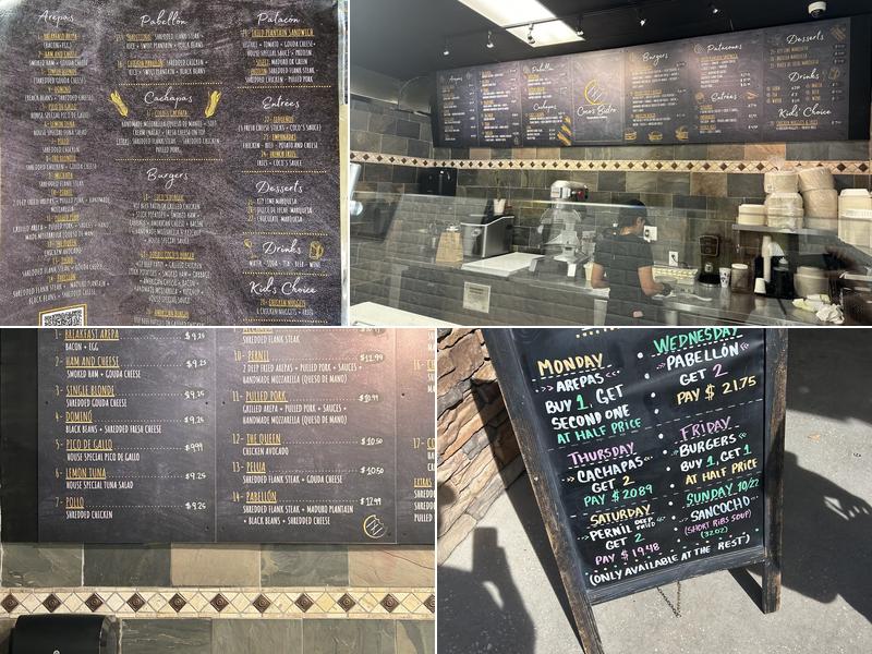 Coco's Bistro Menu