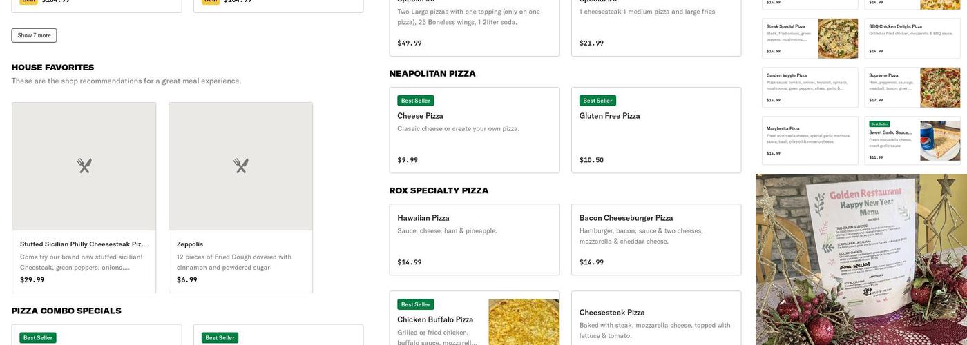 ROX 52 Menu