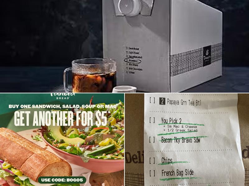 Panera Bread Menu