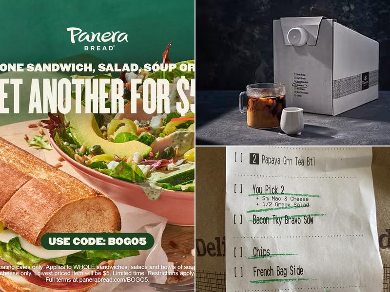 Panera Bread Menu