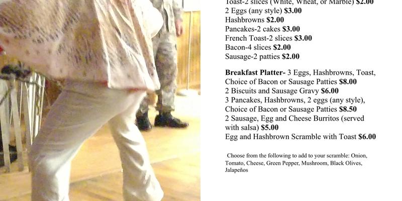 4th Street Bar and Grill Menu