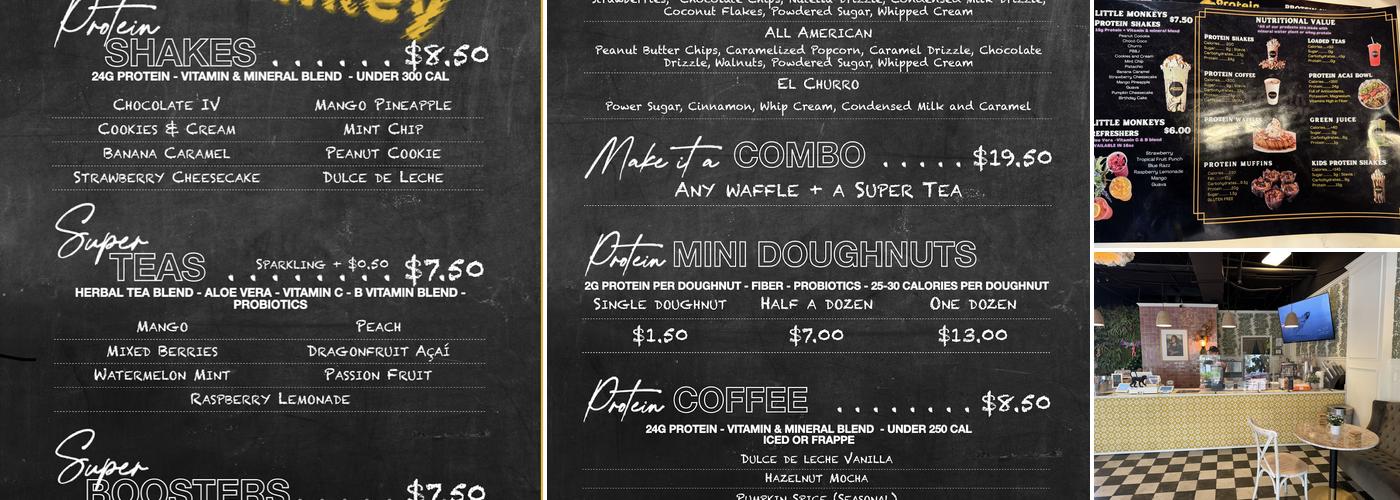 Protein Monkey Menu