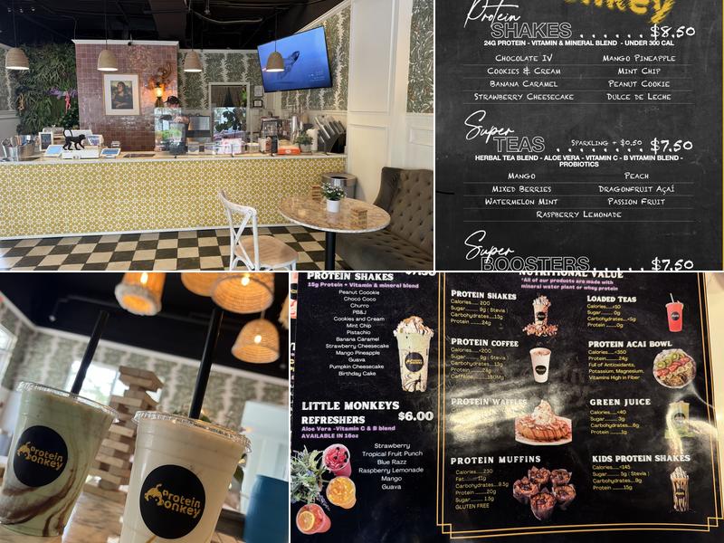 Protein Monkey Menu