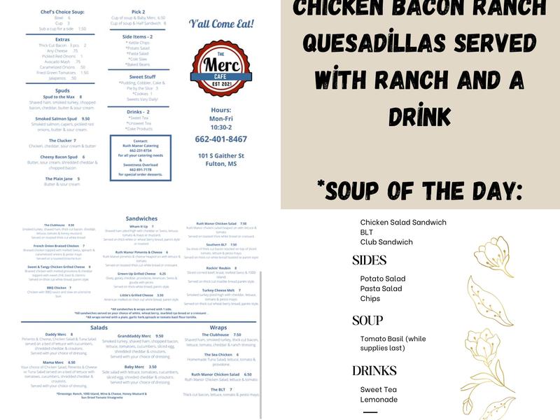 The Merc Menu